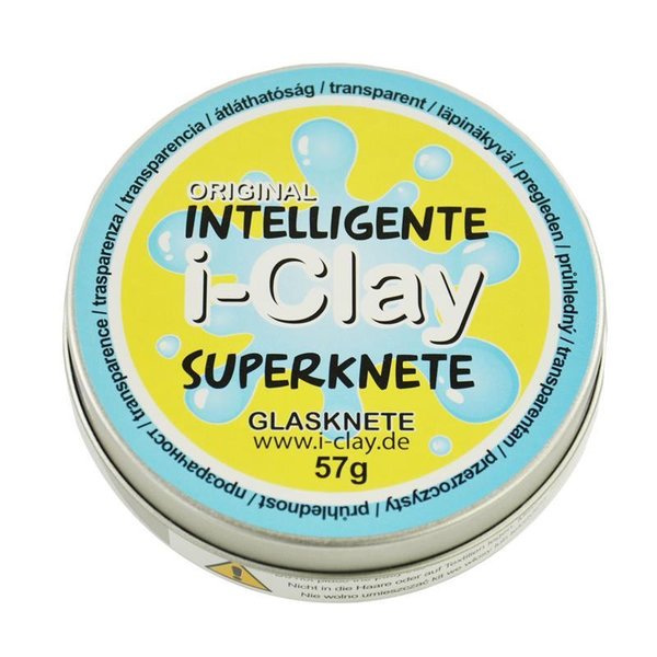 i-Clay, Intelligente Superknete, Glasknete, Transparent