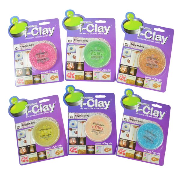i-Clay Crystal Jelly in verschiedenen Farben